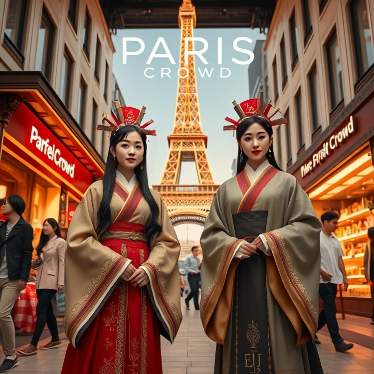 "The Perfect Fusion of French  and Korean : Paris Crowd"