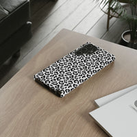 Monochrome Leopard Print Samsung S22 Series