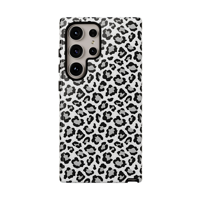 Monochrome Leopard Print Samsung S24 Series