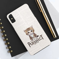 Purrfectly Pawsome iPhone X Series