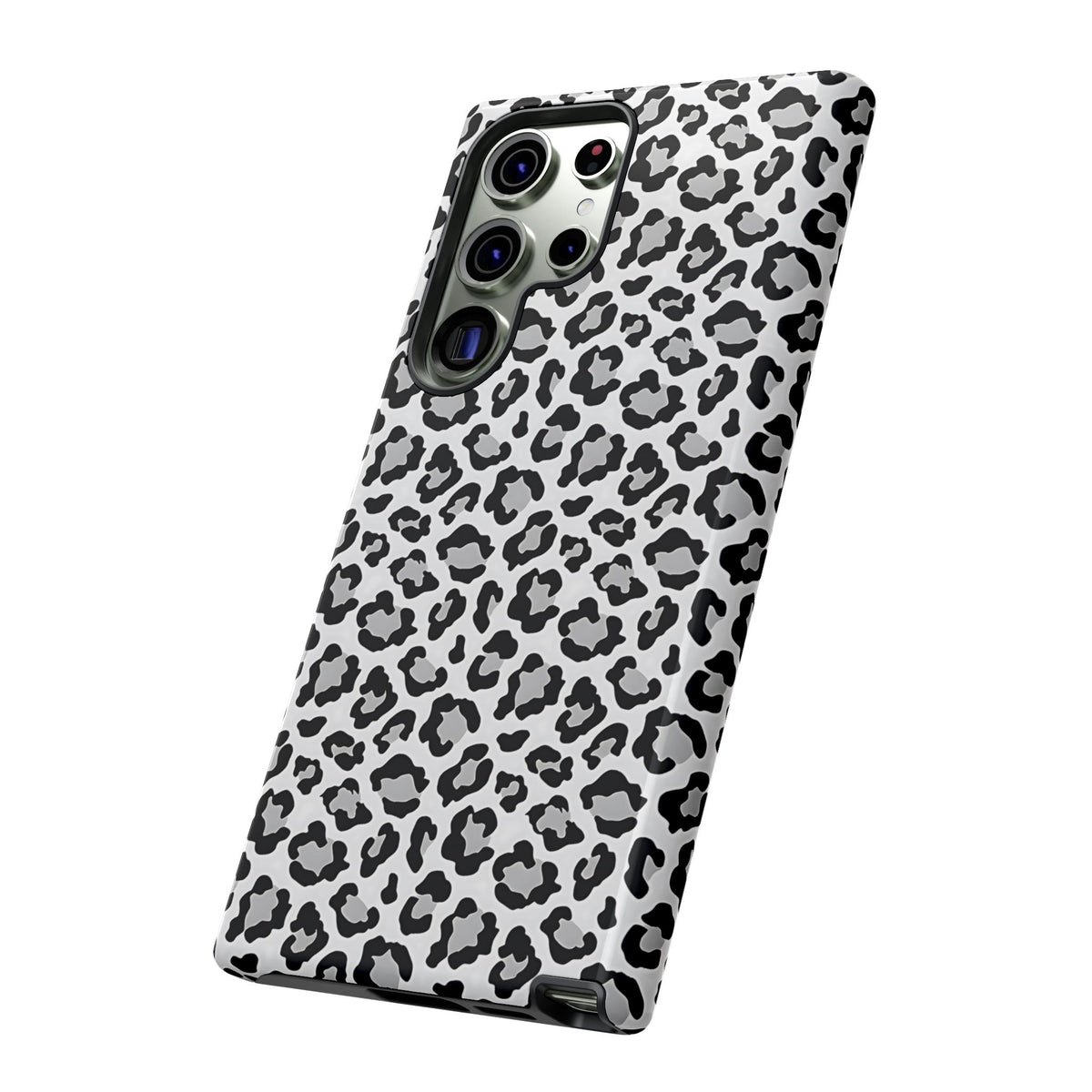 Monochrome Leopard Print Samsung S23 Series