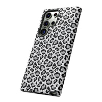 Monochrome Leopard Print Samsung S23 Series