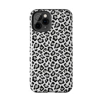 Monochrome Leopard Print iPhone 11 Series