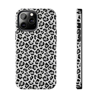 Monochrome Leopard Print iPhone 13 Series