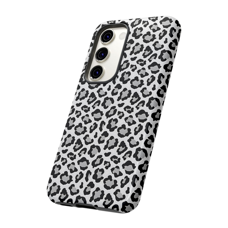 Monochrome Leopard Print Samsung S23 Series