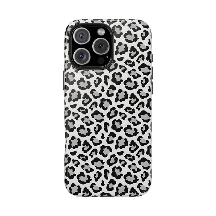 Monochrome Leopard Print iPhone 16 Series