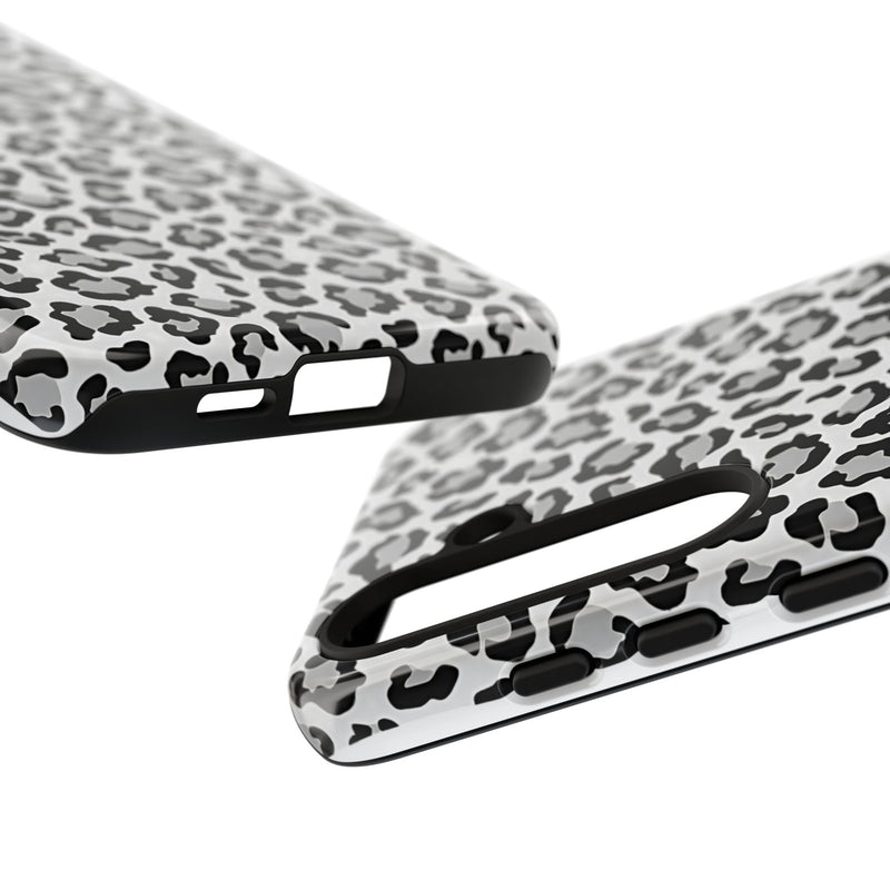 Monochrome Leopard Print Samsung S24 Series