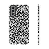 Monochrome Leopard Print Samsung S21 Series