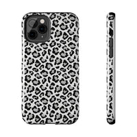 Monochrome Leopard Print iPhone 11 Series