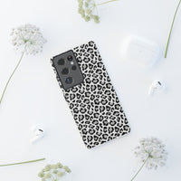 Monochrome Leopard Print Samsung S21 Series