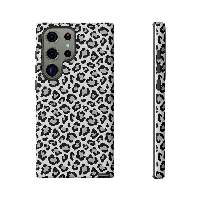 Monochrome Leopard Print Samsung S23 Series