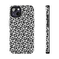 Monochrome Leopard Print iPhone 13 Series