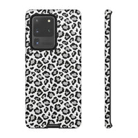 Monochrome Leopard Print Samsung S20 Series