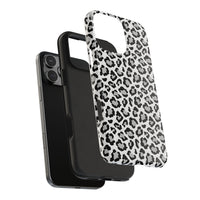 Monochrome Leopard Print iPhone 16 Series