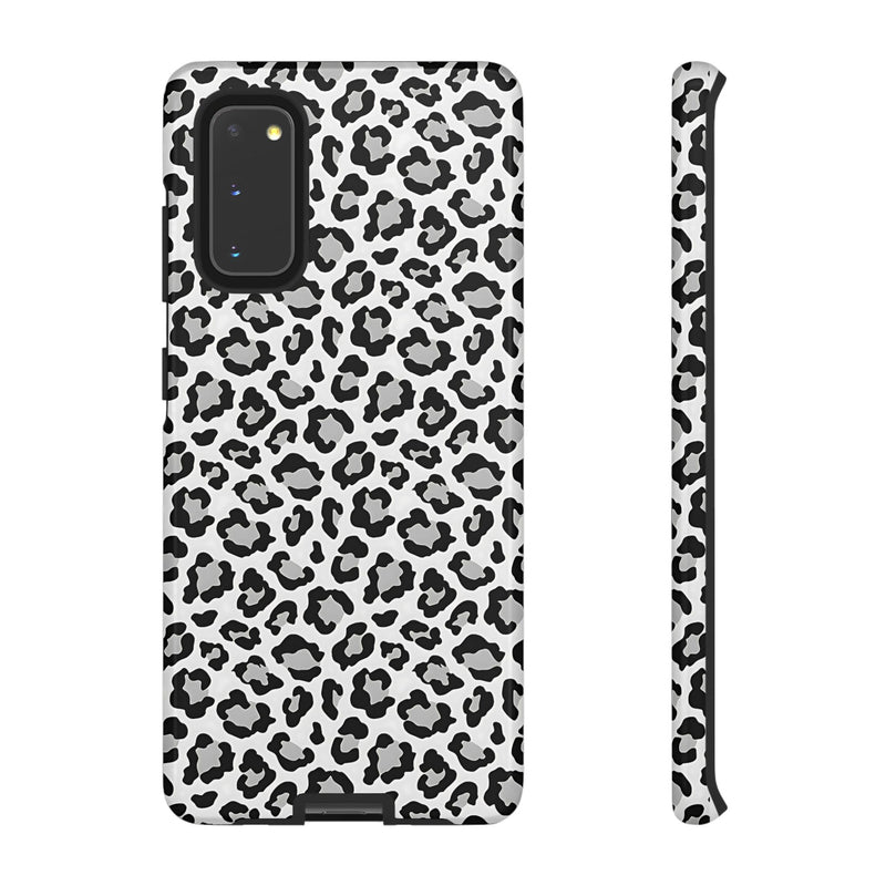 Monochrome Leopard Print Samsung S20 Series