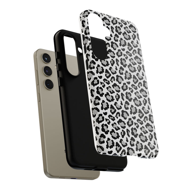 Monochrome Leopard Print Samsung S24 Series