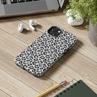 Monochrome Leopard Print iPhone 14 Series