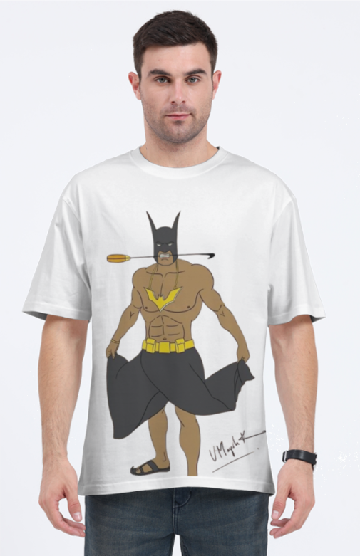 Oversized Bat-anna  design oversized premium t-shirt