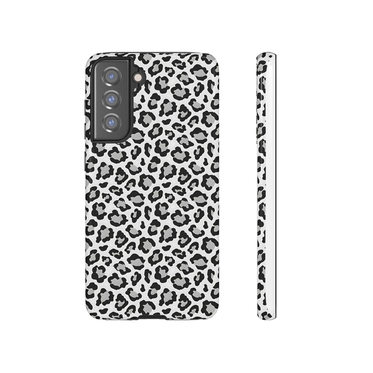 Monochrome Leopard Print Samsung S21 Series