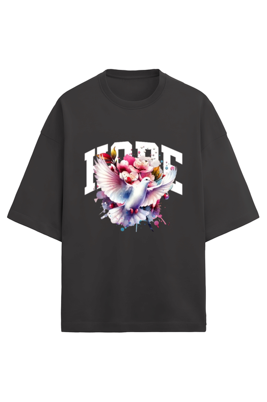 HOPE & PEACE OVERSIZED PREMIUM UNISEX T-SHIRT