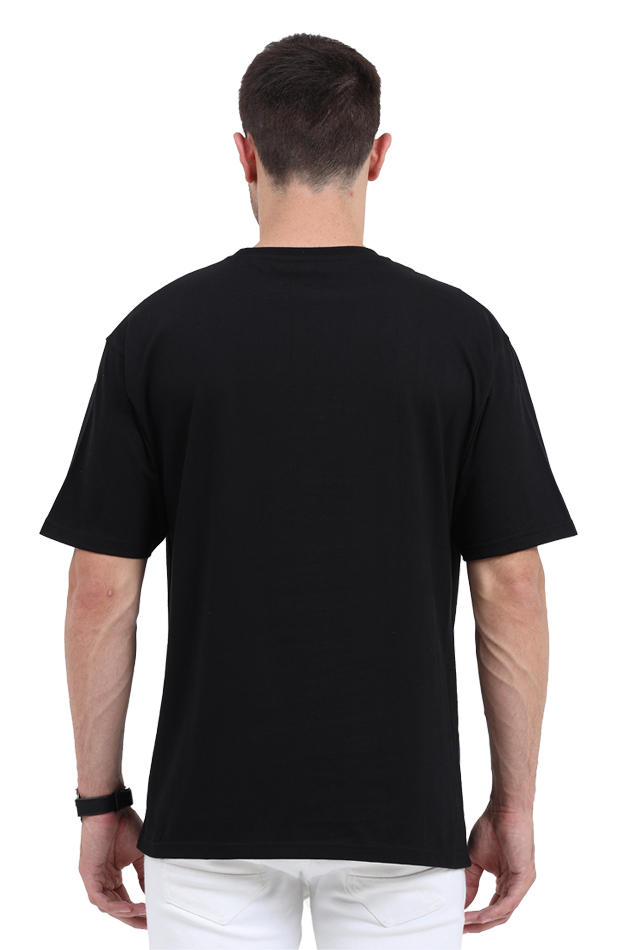 Oversized Black Modern Design T-shirt !