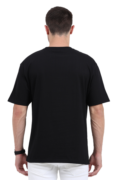 Oversized Black T-shirt For Mans With German Tailor Craftmans