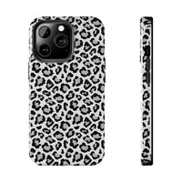 Monochrome Leopard Print iPhone 13 Series