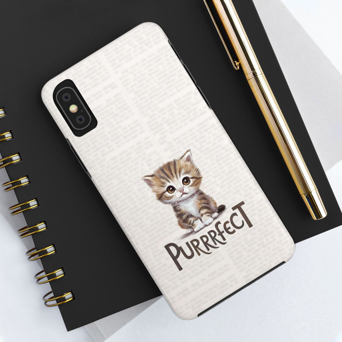 Purrfectly Pawsome iPhone X Series