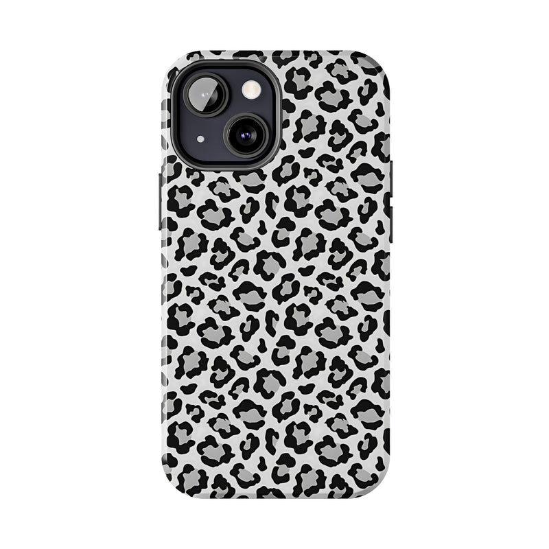 Monochrome Leopard Print iPhone 13 Series