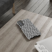 Monochrome Leopard Print Samsung S21 Series