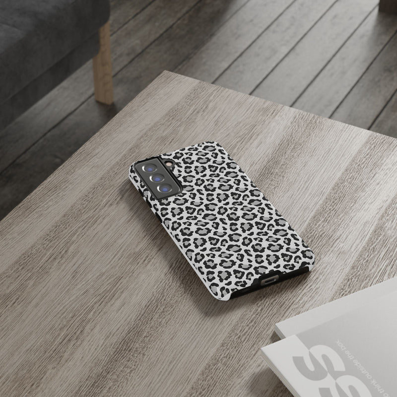 Monochrome Leopard Print Samsung S21 Series