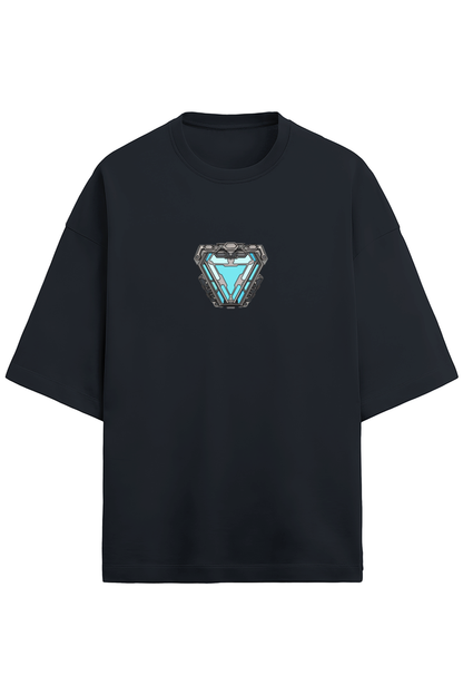 Oversized Unisex  Arc Reactor (By Powered) T-shirt