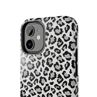 Monochrome Leopard Print iPhone 12 Series