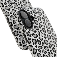 Monochrome Leopard Print iPhone 16 Series