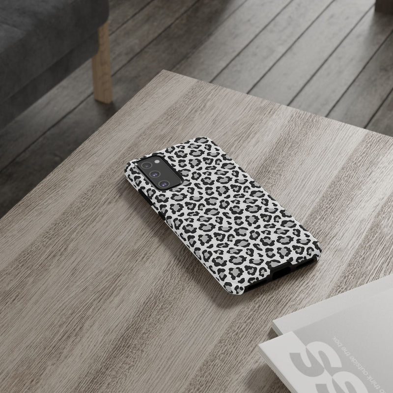 Monochrome Leopard Print Samsung S20 Series