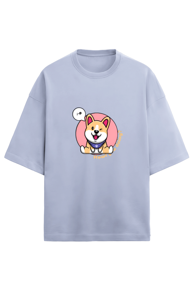 Purple Dog Lover Special Edition Oversized T-shirt