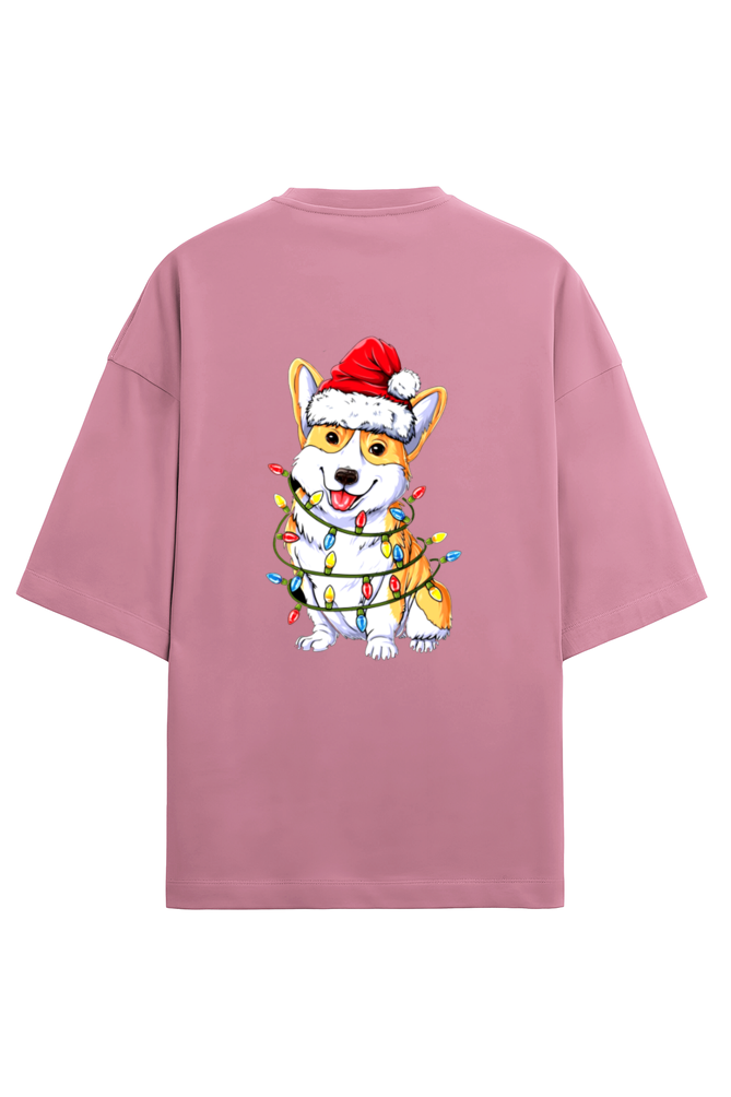 Pink Dog Lover Oversized T-shirt ,Premium Made By Egyption Cotton For Only Womens Oversized T-SHIRT