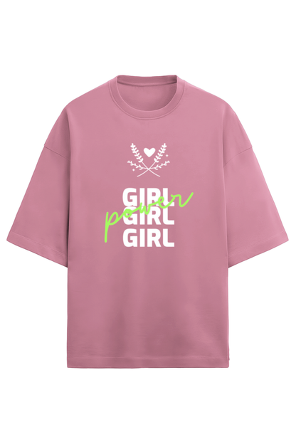 PINK PREMIUM COTTON OVERSIZED T-SHIRT