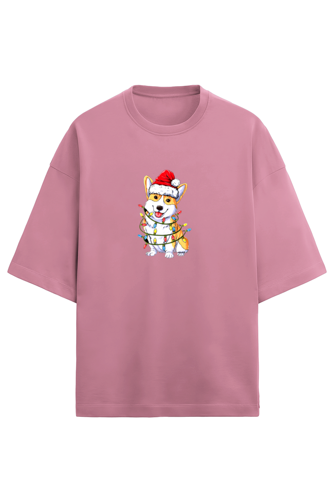 Pink Dog Lover Oversized T-shirt ,Premium Made By Egyption Cotton For Only Womens Oversized T-SHIRT