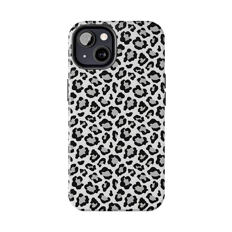 Monochrome Leopard Print iPhone 13 Series