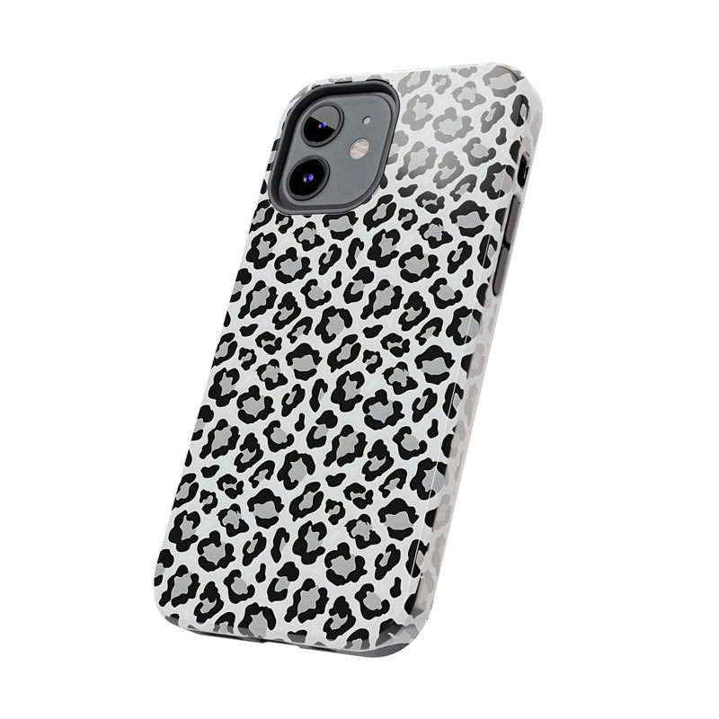 Monochrome Leopard Print iPhone 12 Series