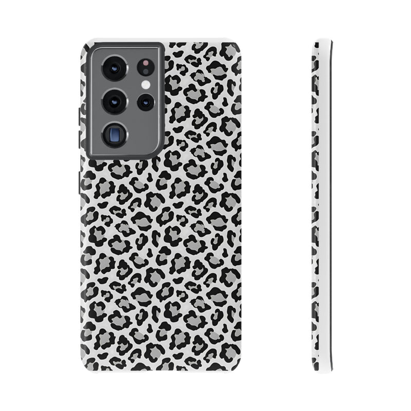 Monochrome Leopard Print Samsung S21 Series