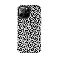 Monochrome Leopard Print iPhone 13 Series