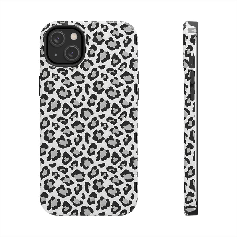 Monochrome Leopard Print iPhone 14 Series