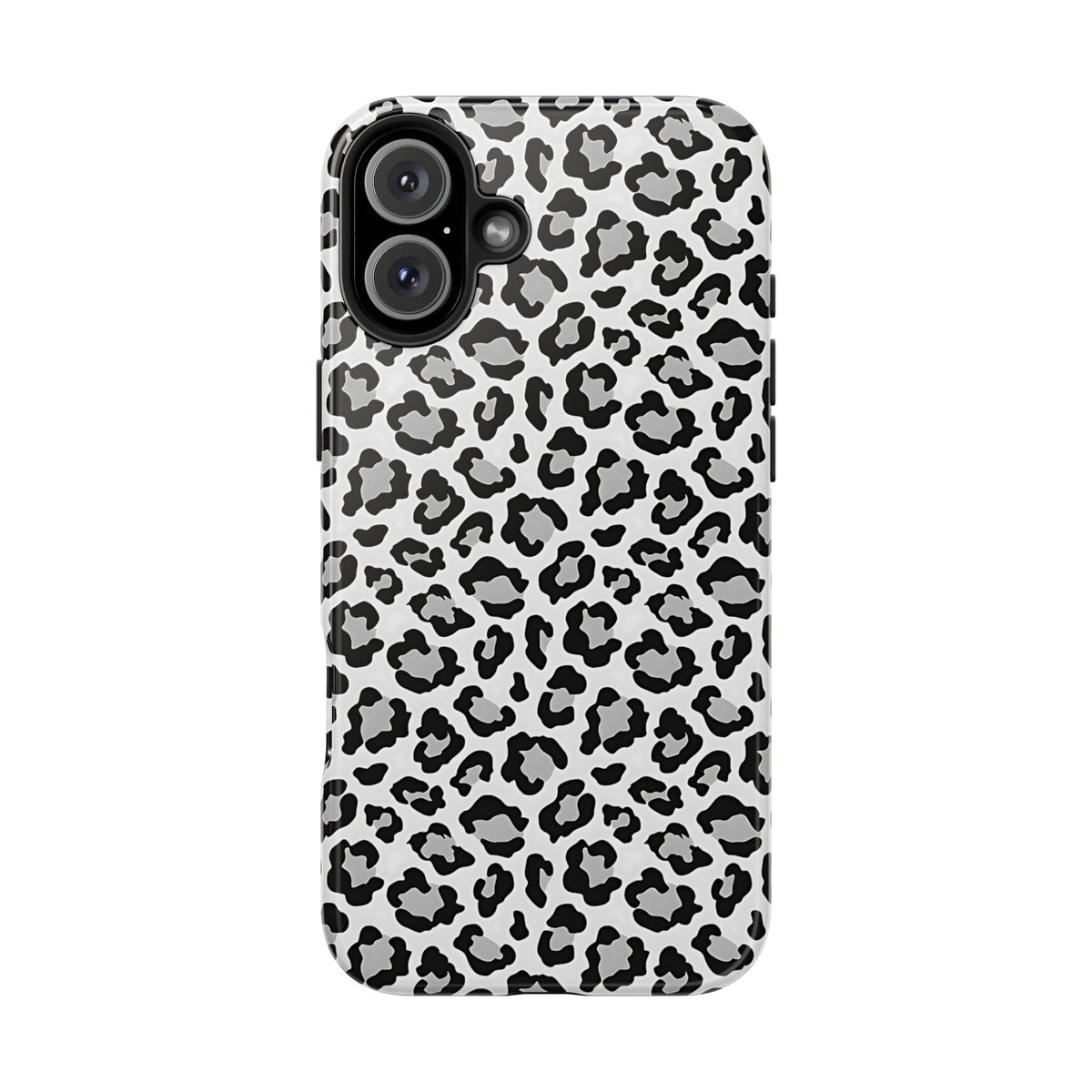 Monochrome Leopard Print iPhone 16 Series