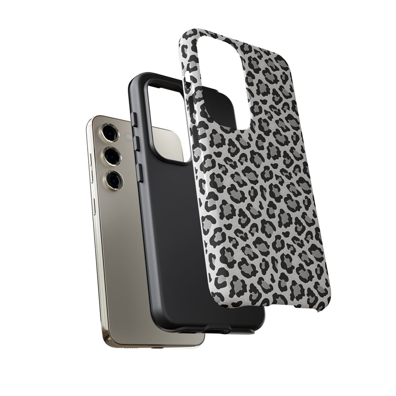 Monochrome Leopard Print Samsung S23 Series