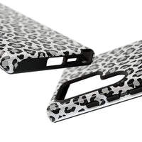 Monochrome Leopard Print Samsung S24 Series