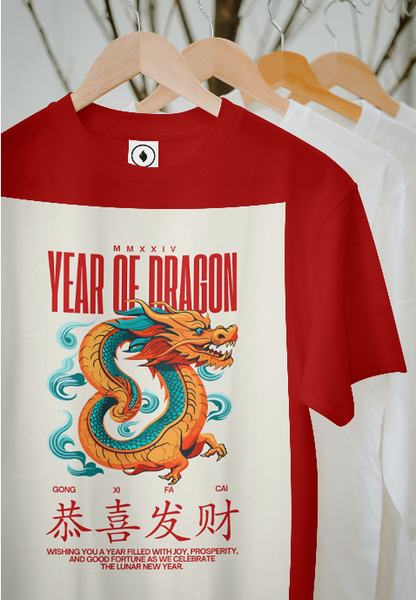 Oversized Red Hot Dragon T-shirt ! (Unisex)